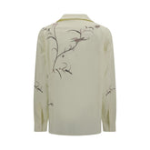 Yellow Cotton Pattern Shirt